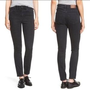 Madewell high riser skinny black denim jeans size 29